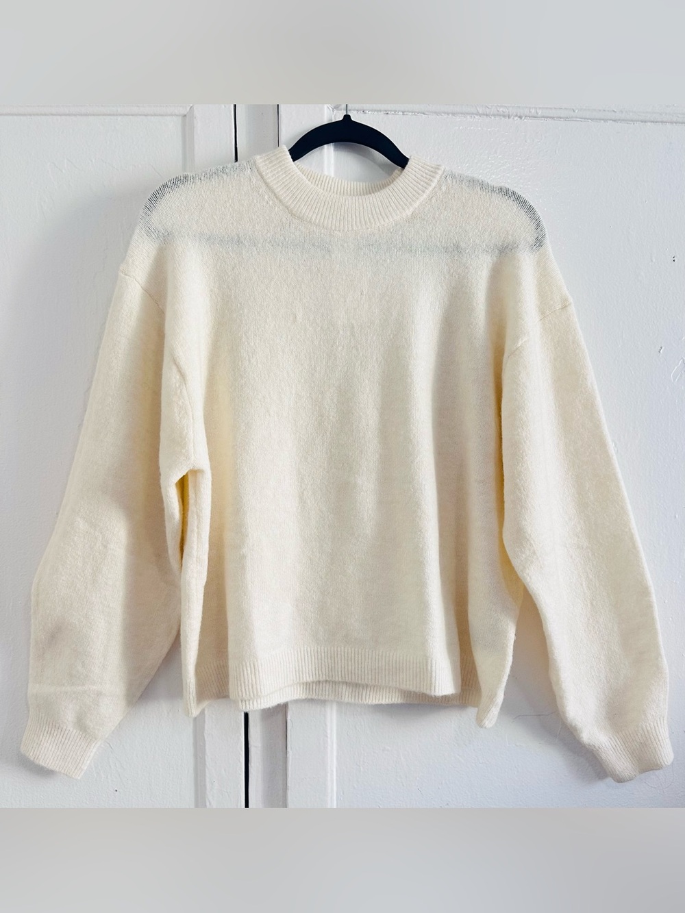 H&M Cream Crewneck Sweater